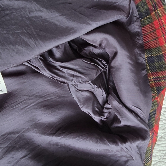 Vintage Tartan Scottish Plaid Double Breasted Blazer Preppy Academia Wool Blazer - Picture 13 of 16